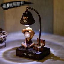 One Piece Ruffy Cartoon kreative Desktop kleine Ornamente Geburtstagsgeschenk Nachtlicht Innendekoration Geschenke für Freunde Kawaii