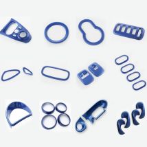 Car Blue Styling Air Outlet Decorative Circle For Mercedes Smart 453 Fortwo Forfour Car Accessories Interior Sticker Modificatio