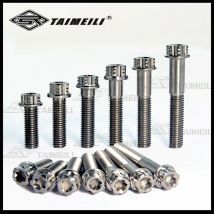 TAIMEILI Titan schraube, torx flansch schraube, m8x15/20/25/30/35/40/45/50 m gewinde pitch, 1,25 motorrad schraube