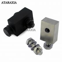 Motorrad-Scheinwerferhalterung, quadratische Blockhalterung, Kopflicht-Montage mit 3/4 Zoll Innendurchmesser für Harley Dyna Softail Dyna Bobber Chopper ﻿