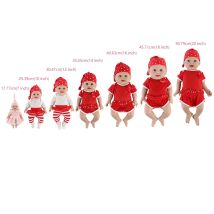IVITA Silikon-Reborn-Puppe Großhandel Modische Babypuppen Lebensechte Neugeborenen-Puppen Bemalte Weiche Puppen für Kinder Weihnachtsgeschenk