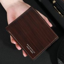 Herren brieftasche mit Hasp Visitenkarte halter Fall männliche kurze Geldbörse Pu Leder Geld tasche für Männer Kreditkarte Brieftaschen