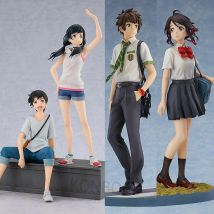 22cm Ihr Name Anime Figur Tachibana Taki/Miyamizu Mitsuha Action figur Hodaka Morishima/Hina Amano Figur Modell Puppe Spielzeug