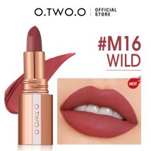 O.TWO.O Lippenstift Lippen tönung matt langlebig wasserdicht Samt nicht verblassen sexy Antihaft-Tasse Lippen glasur Make-up Kosmetik