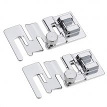 2 stücke Inländischen Nähmaschine Nähfuß Elastische Schnur Band Stoff Stretch Füße für Brother Singer Maschine Zubehör