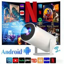 Nuevo Proyector HY300 4K Android 11 Wifi6 290ANSI Allwinner H713 BT5.0 1080P 1280*720P Cine Portátil para Exteriores