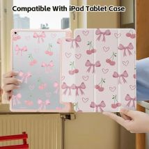 Fall für iPad 10.2/Pro11/10./10.5/10.9/Air6/12.9/Mini6, Unterstützung Schlaf aufwachen, doppelseitiger Druck mit Stifts chlitz design