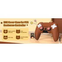 CUSTODIA DI PROTEZIONE IN SILICONE PANDA ROSSO IINE/FAITTA PERFETTA CONTROLLER PS5 E PROTEZIONE COMPLETA E FABRI DEL MATERIALE DEL SILICONE ECO-FRIENDLY