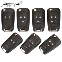 jingyuqin Flip Remote Car Key Shell dla Chevrolet Cruze Epica Lova Camaro Impala Fit Astra J Corsa E Insignia Zafira C 2 3 4 5BT