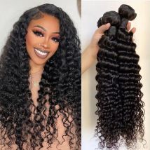 Fasci di capelli umani Tissage a onda profonda 20 fasci da 22 pollici fasci brasiliani 1/3/4 pezzi estensioni dei capelli umani consegna 3 giorni Francia