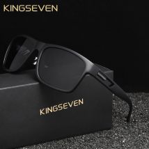 KINGSEVEN Trend Polarized Sunglasses Men Women Driving Square Frame Sun Glasses Male UV400 Driving Eyewear