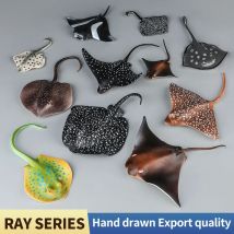 Sea Life Animals Actionfiguren – Devilray Mantaray Modell Ocean Marine Aquarium Lernspielzeug für Kinder als Geschenk