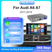 Drahtlose CarPlay Android Auto Interface Adapter Box Für Audi A6 A7 2011-2018 Spiegel Link Bluetooth GPS Navigation