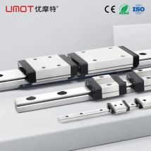 UMOT Mini-Linearführungsschiene + Schieberutsche Micro-Linearführungsblöcke für CNC FA 3D-Drucker (Führungsschiene kann in jeder Länge geschnitten werden)