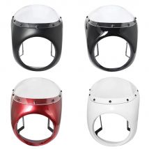 7inch Motorcycle Headlight Windshield Fairing Cover Protector Motorbike Accessories For Honda Cafe Racer Harley Sportster Dyna