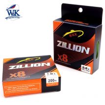 200m Angelschnur bei x8 geflochtenen Pe-Linien zweifarbige super angetriebene geflochtene Schnur grüne Farbe Pe-Schnur