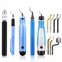 HSS-Entgratungswerkzeug mit Stahlklinge und ergonomischem Griff – zum Anfasen, Trimmen von Metall, Holz, Kunststoff, Aluminium, Kupfer, Stahl BS1010