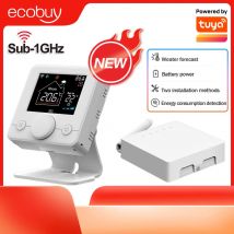 Tuya smart wifi kessel thermostat drahtlose batterie thermostat wifi gaskessel digitaler temperatur regler alexa google home