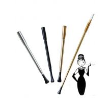 Lady Long Rod Cigarette Holder Retractable Women Slim Cigarette Holder Long Pipe Vintage Telescopic Photographic Props