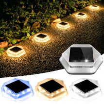 1PC 12LEDS Solar Boden Licht Solar Licht IP65 Wasserdichte Solar Garten Lampe Outdoor Hof Einfahrt Marker licht 3000K/6000K