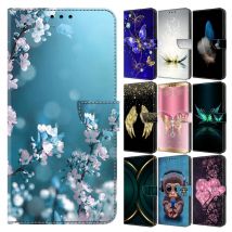 Flip Leather Case For iPhone 15 14 13 12 Mini Pro Max 3D Fashion Painted Pattern Wallet Phone Cover iPhone 14 15 Plus Funda