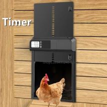 Automatische Hühnerstalltür Induktion Elektrisches Metall Intelligentes Timing Automatisches Öffnen und Schließen Coop Door Farm Management Tool