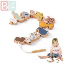Montessori Tier Threading Spielzeug Baby Holz Finger Übung Spielzeug Blöcke Kombination Spielzeug Pädagogisches Kinder Spielzeug für Kinder Geschenk