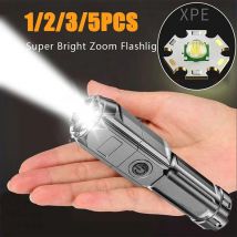 XIWANGFIRE Super Power Taschenlampe K19 Eingebaute Batterie Teleskop Zoom Taktische Taschenlampe Handheld Outdoor Notbeleuchtung