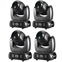 4PZ/Mini Lampada da palco mobile 120W LED con modello 8 prismi DMX512 Controllo professionale DJ Faretto Evento in discoteca Spettacolo di Natale Bar