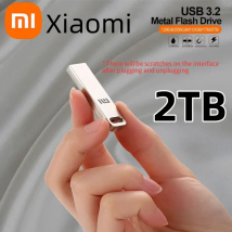 XIAOMI USB 3.2 Flash Drive 2TB Metal U Disk High Speed TypeC Memory Stick Wodoodporny dysk USB do przechowywania danych z telefonu PC Przenośny Hot