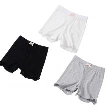 3 Teile/paket Sommer Mädchen Shorts Kinder Sicherheitshosen Entzückende Unterwäsche Kleidung Kinder Nette Schleife Kurze Unterhosen für Junge Mädchen