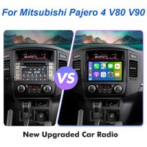 Isudar T78P 12 + 256gb Android13 Lettore radio per Mitsubishi Pajero 4 V80 V90 2006-2014 Multimedia con cornice CarPlay Android auto
