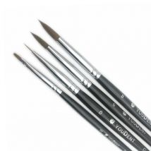 4 Uds. Pluma de cepillo de porcelana Dental herramientas de técnico Dental suministros de laboratorio Dental herramientas de dentista pluma de cepillo Dental pluma de cepillo de cerámica