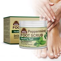177 ml Pfefferminz-Fußpeeling-Creme, hypoallergene Peeling-Feuchtigkeitscreme auf Glycerinbasis, nährende Hautpflege für alle Hauttypen