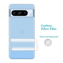 Für Google Pixel 10 10a 9 9a 8 8a 7a 5 6 7 Pro XL 4G 3D Transparente Carbonfaser-Rückfolie Aufkleber Displayschutzfolie (Kein Glas)