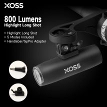 XOSS 800 lumenów rowerowe światło rowerowe reflektor wodoodporny USB akumulator MTB światło przednie
