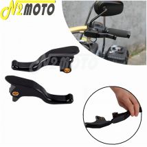 5.3" Brake Clutch Lever For Harley Softail Street Bob Slim Heritage Classic Standard Deluxe Breakout 2015-2022 Short Hand Levers