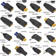 XT60-Stecker, Buchse auf EC5-Buchse, DC-Stecker, Typ C, männlich, weiblich, ohne Kabel, Stecker-Adapter, 55 x 25, 5521 7450 7954 auf XT60-Stecker