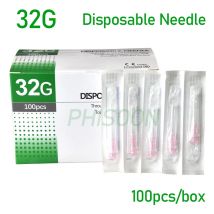 32G 4mm Nadel Piercing Transparente Spritze Injektionskleber Klare Spitzenkappe Für pharmazeutische Injektionsnadel 32G 4mm 13mm