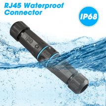YXY Wasserdichter RJ45-Steckverbinder IP68 Zinklegierung CAT6 Doppelkopf-Kabel-LAN-Koppler-Adapter Hochgeschwindigkeits-Ethernet mit Abschirmung 2023 Neu
