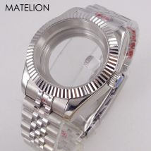 Classic Watch Case for DATEJUST Model Fit NH34 NH35 NH36 NH38 NH70 NH72 EAT2824 PT5000 SW200 4R35 100m Waterproof Jubilee Strap