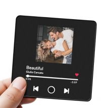 Personalisierter Musik-Kühlschrankmagnet, individuelles Album, Kühlschrankmagnet mit integriertem Musik-Player, lustiger Kühlschrankmagnet für Liebhaber, Mutter