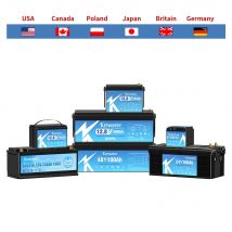 Venta en STOCK de la UE, batería LiFePO4 de 12V, 24V, 100Ah, 120Ah, 300Ah, serie integrada/ciclos profundos BMS paralelos para campistas, carrito de Golf, Etc.