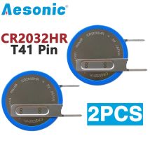 2PCS Originale MaxeII CR2032HR con Perno di Saldatura T41 3V CR2032HR Batteria per il Rilevamento della Pressione dei Pneumatici dell'automobile