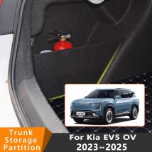 Auto Zubehör Für Kia EV5 GT OV 2023 ~ 2025 2024 Auto Organizer Verdickung Stamm Seite Partition Stamm Innen lagerung Box Teile
