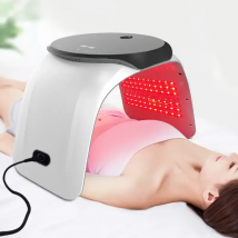 Maschera facciale a LED a 7 colori Terapia fotografica a infrarossi nano spray ad alta frequenza Terapia a luce rossa per strumento di ringiovanimento della pelle del viso
