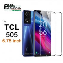 Proteggi schermo per TCL 505 4G Vetro temperato da 6,75 pollici HD Crystal Mica 9H Custodia antigraffio Friendly Clear