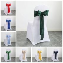 Satin-Schleife zum Selbstbinden für Hochzeitsdekoration - Glänzender Luxus für Geburtstagsfeiern, Festivals, Hotels, Feiertage und Esszimmer