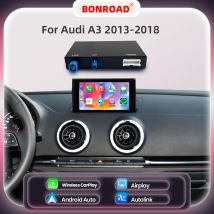 BONROAD-Módulo CarPlay inalámbrico para coche, dispositivo con Android, para Audi A3, 8V, Q2, 2013-2018, MIB, MIB2, Mirror Link, AirPlay, Bluetooth, navegación GPS