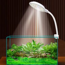 USB Fish Tank Small Clip Light Water Grass Light LED 3/5/7W Color Changing Adjustable Light Splash Proof Restore Natural Colors